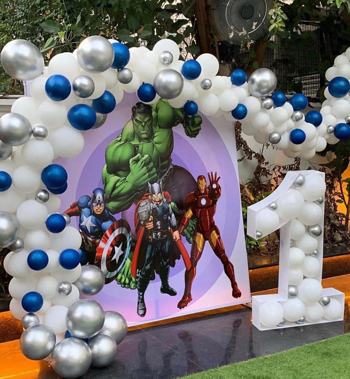 Avengers Theme Birthday Decor 1