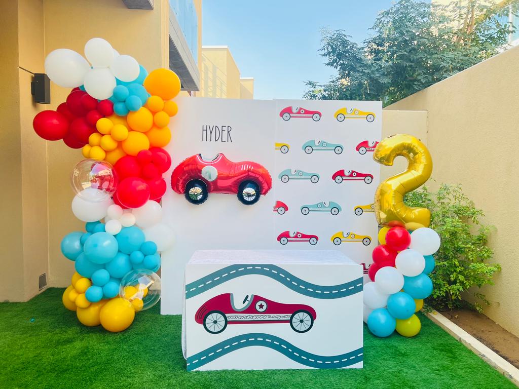 Car Theme Birthday Decor