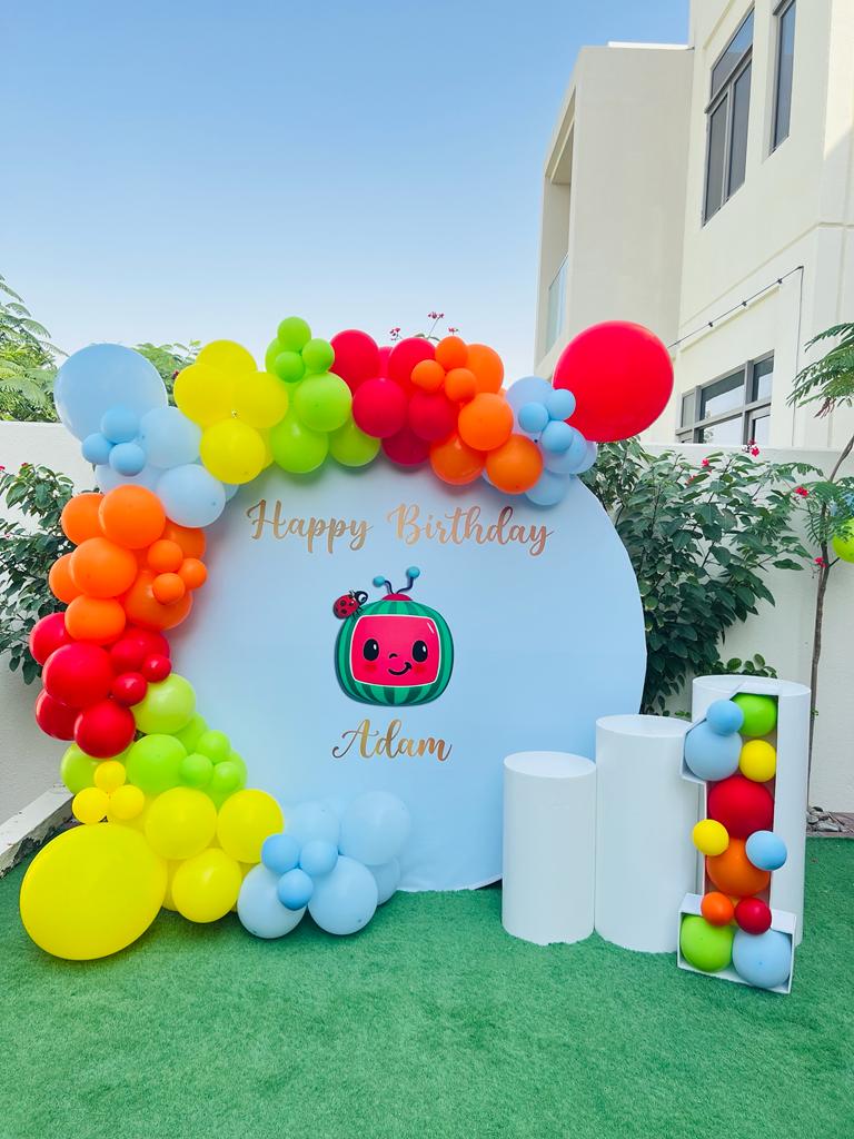 Cocomelon Theme Birthday Decor