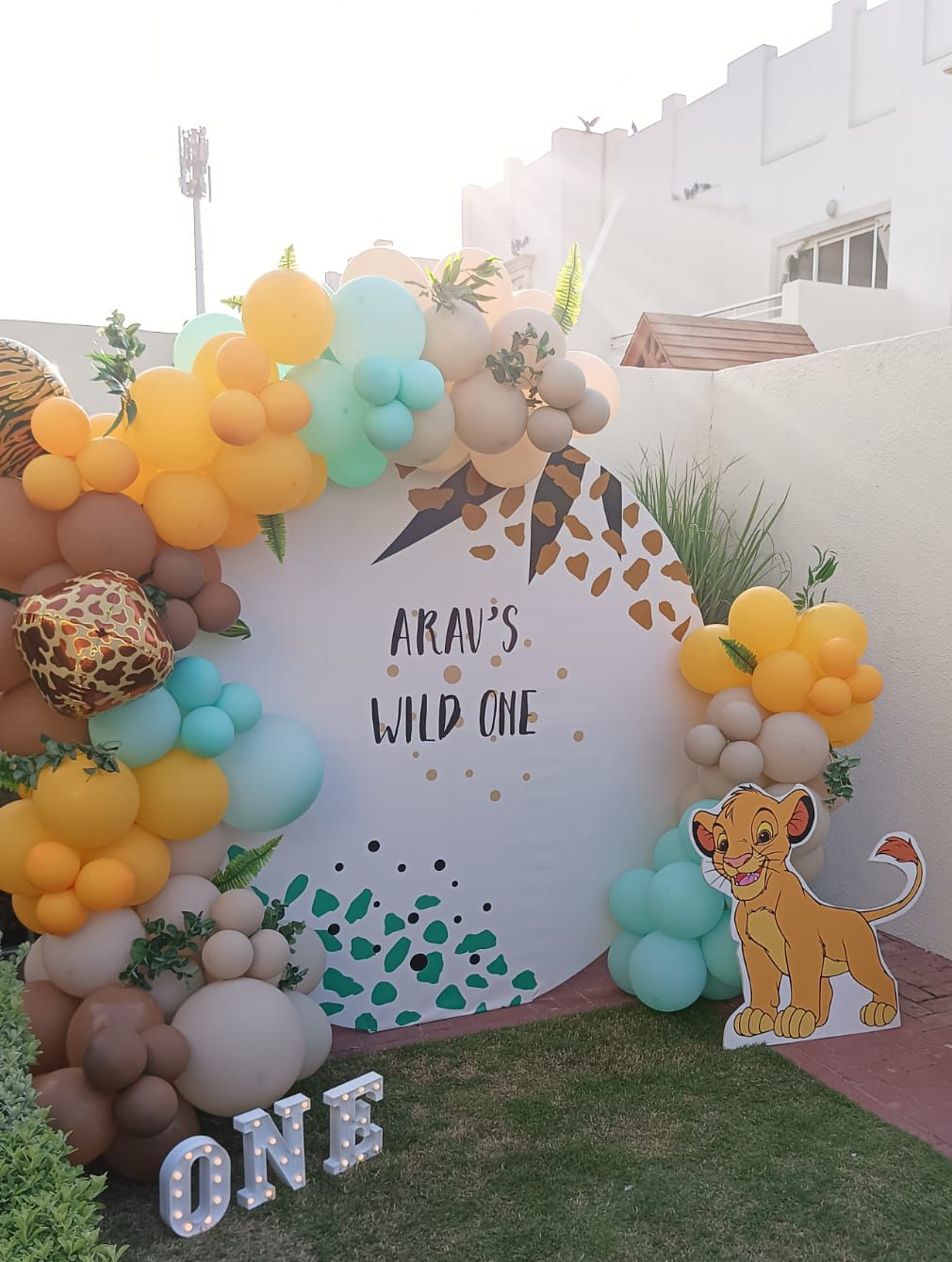 Lion King Safari Decor