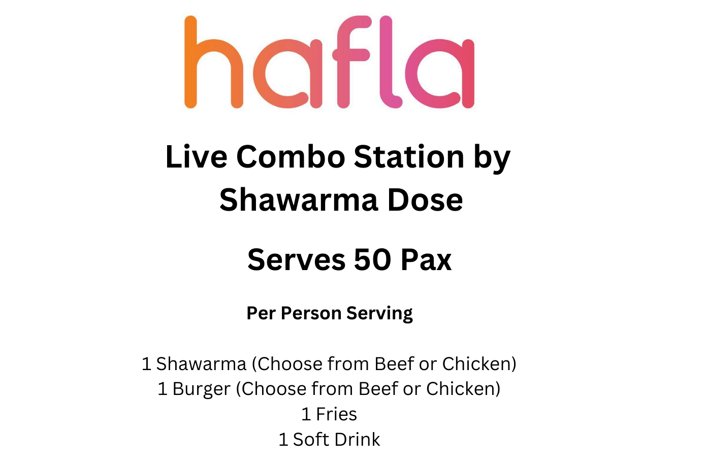 Live Combo Station by Shawarma Dose