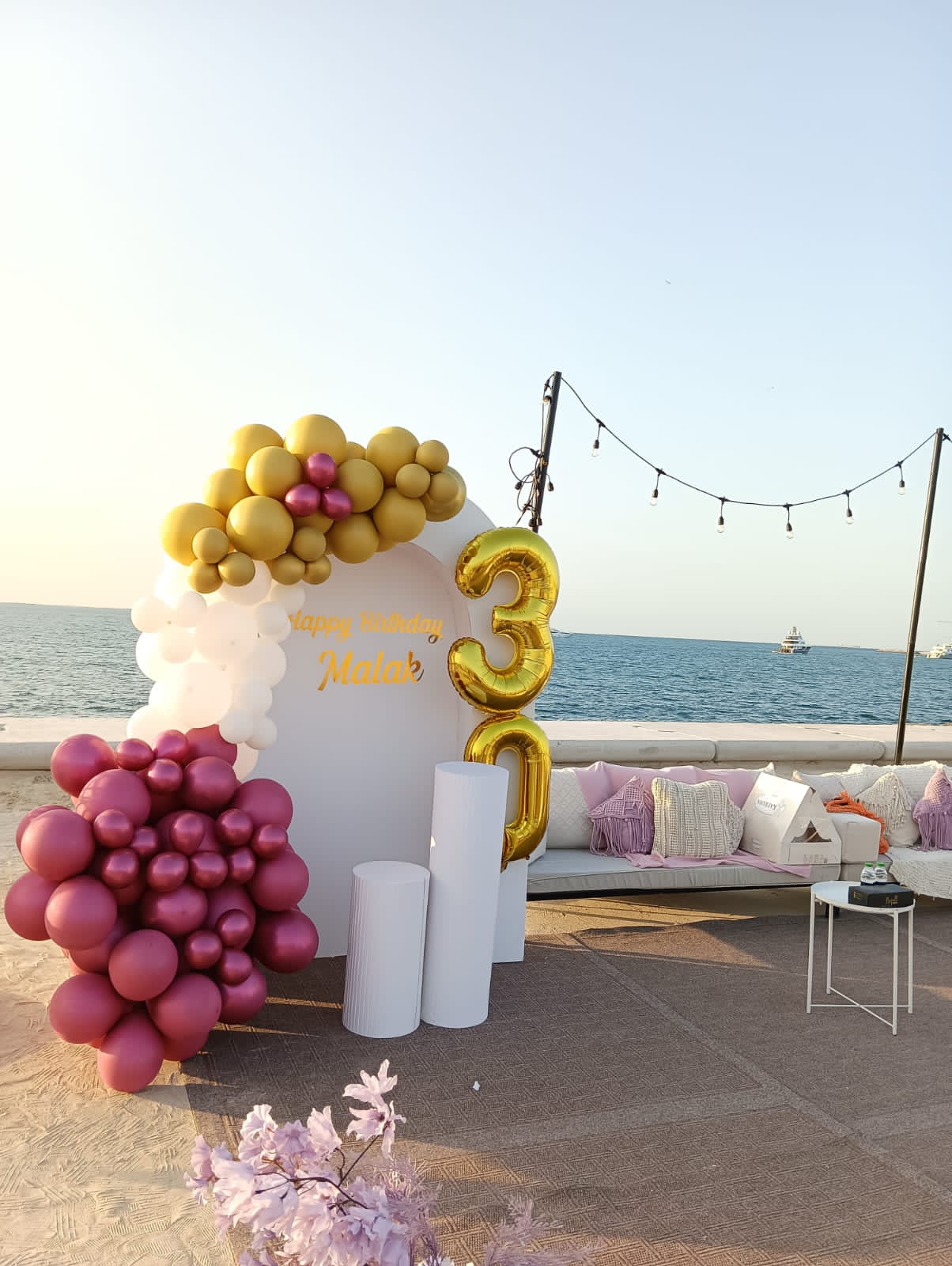 Malak 30th Birthday Decor
