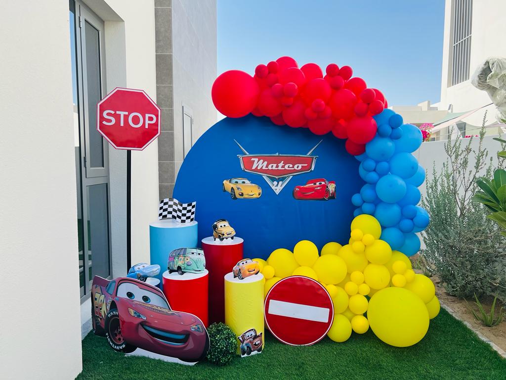 Matco McQueen Birthday Decor