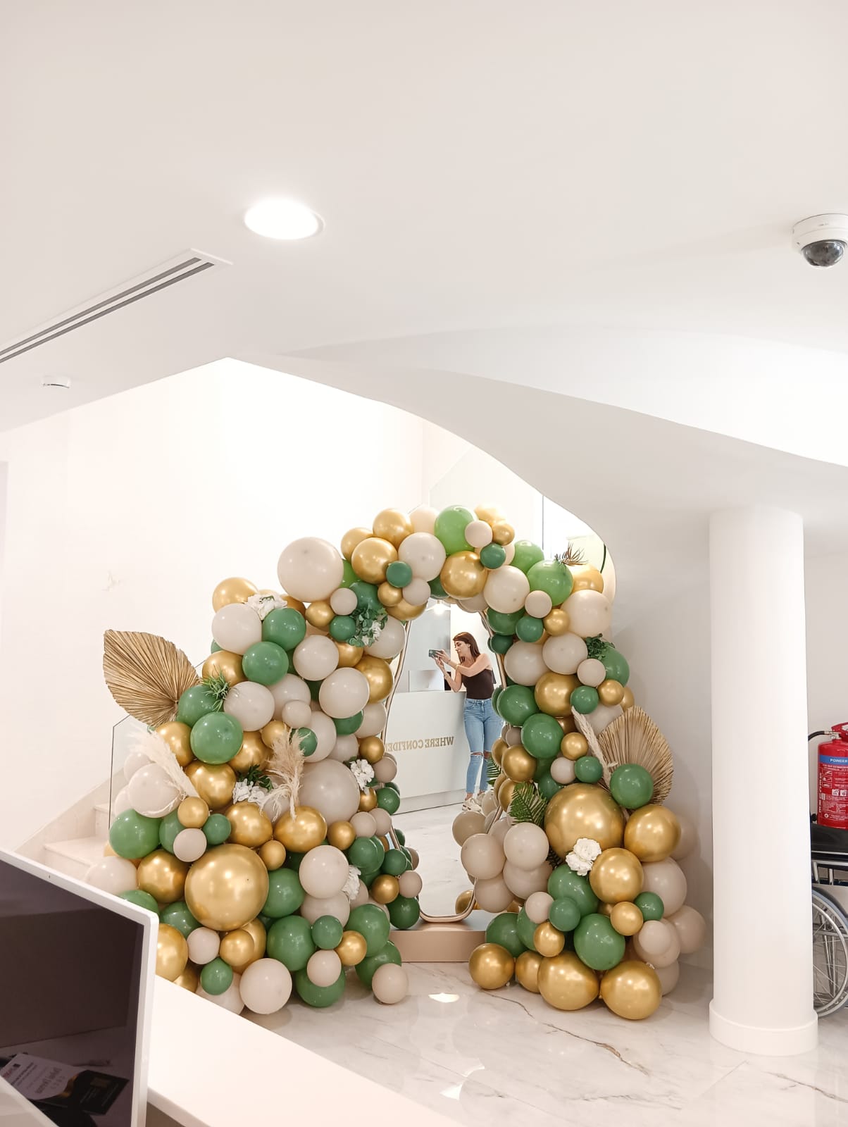 Mirror With Arch Decor