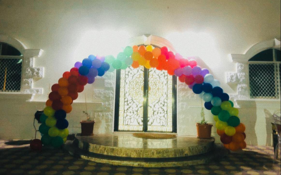 Rainbow Theme Birthday Decor
