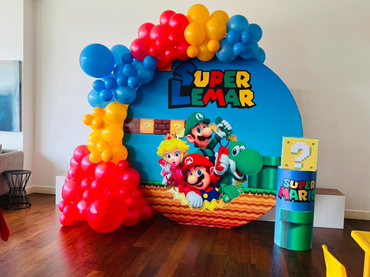 Super Mario Birthday Theme Decor