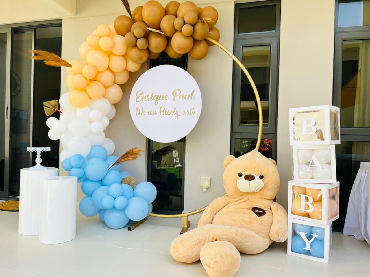 Teddy Baby Shower Decor