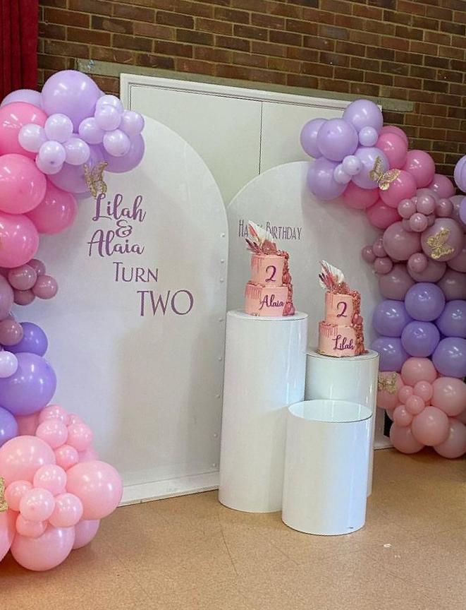 Twin Panel Birthday Decor