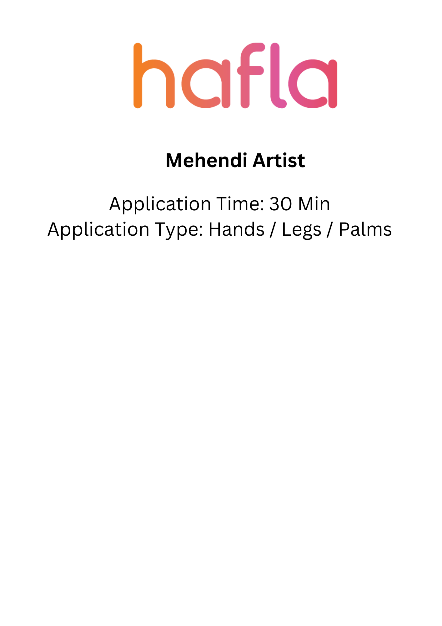 Henna Artist - Afreen
