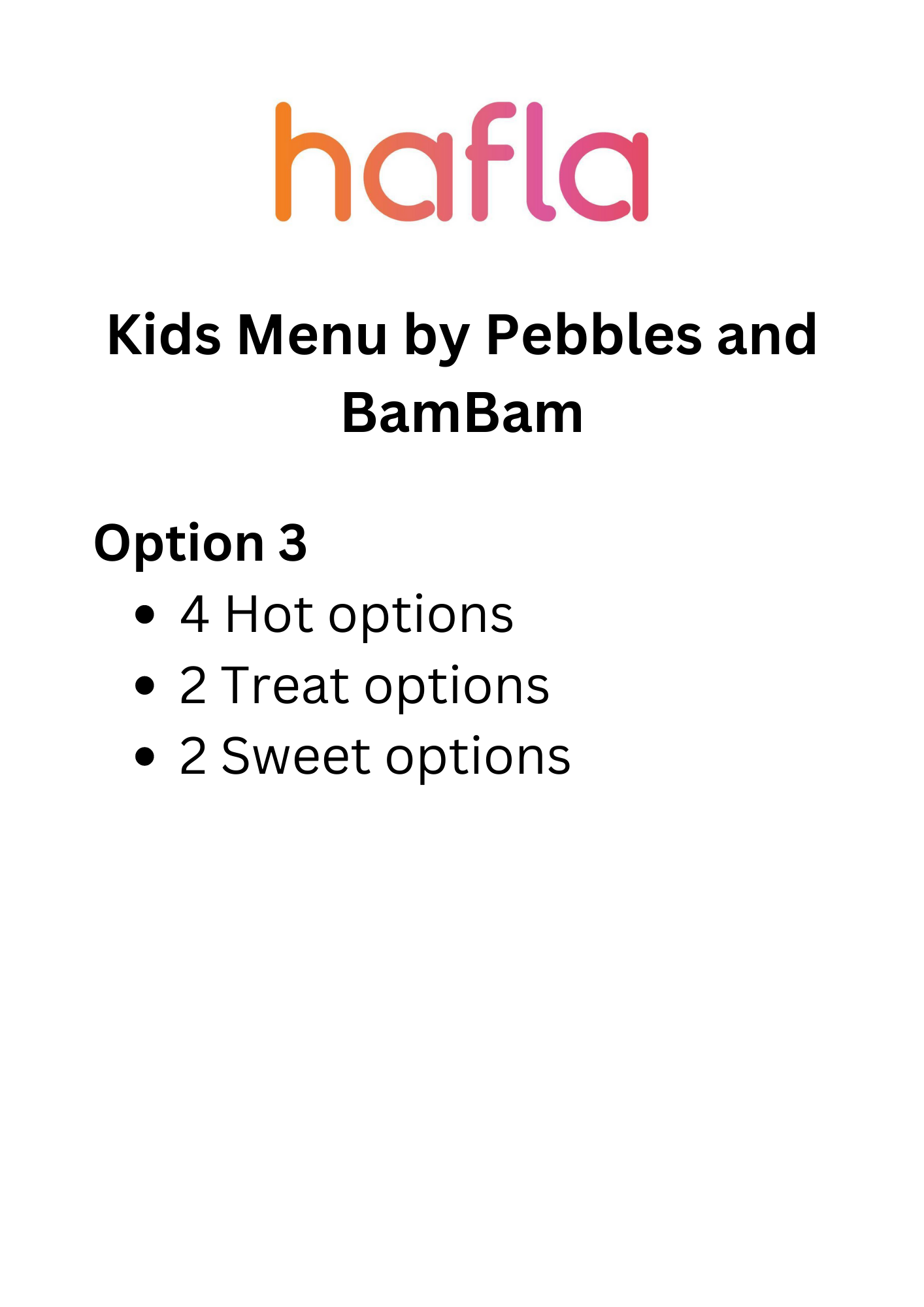 Kids Meal Boxes by Pebbles and BamBam