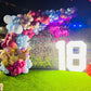 18th Shimmering Birthday Decor