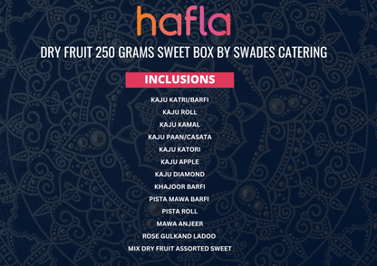 Premium Dry Fruit Sweet Box by Swades Catering