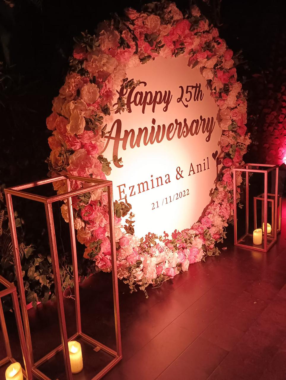 25th Anniversary Decor