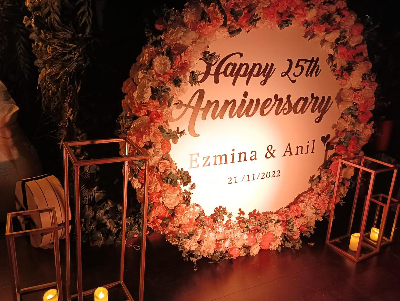 25th Anniversary Decor