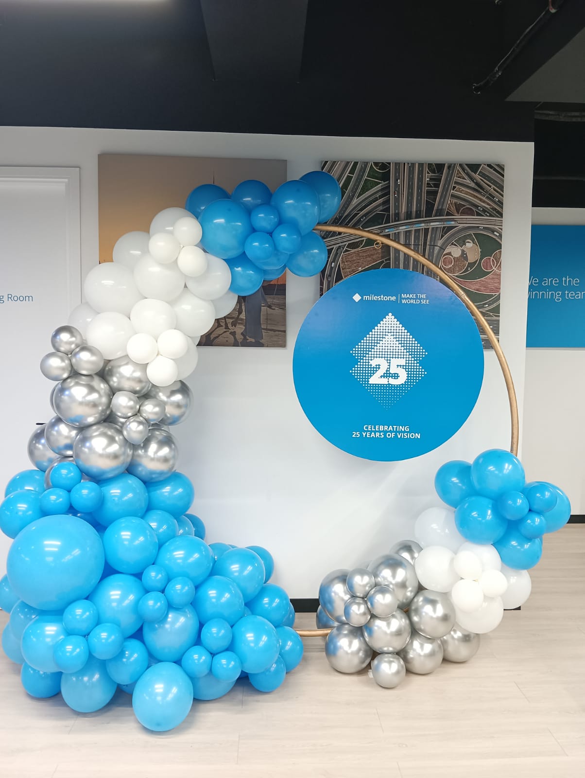 25th Office Anniversary Theme Decor