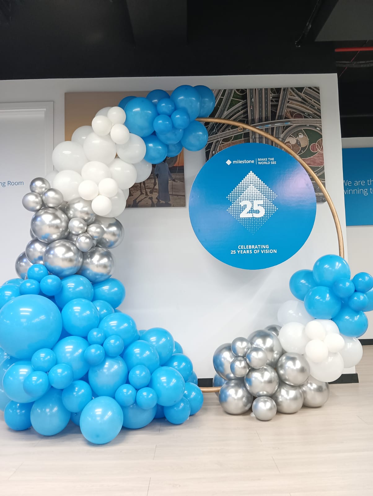 25th Office Anniversary Theme Decor