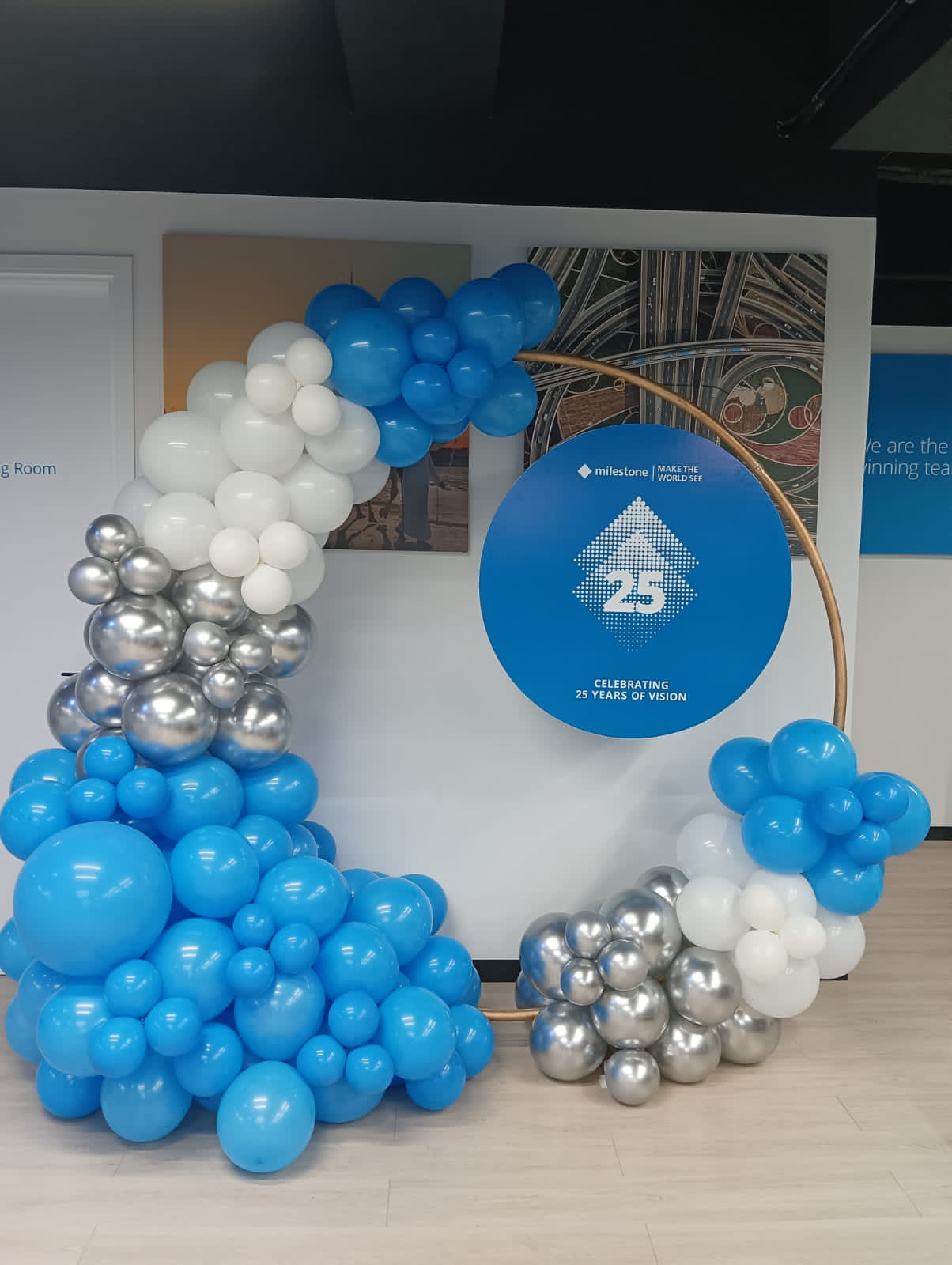25th Office Anniversary Theme Decor