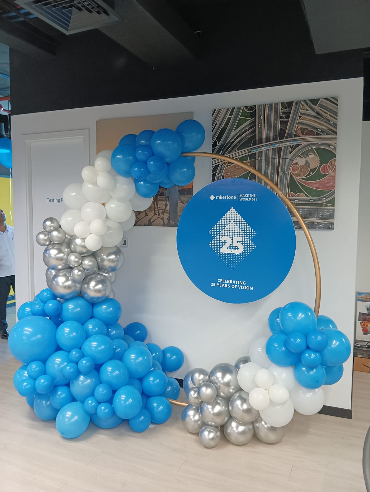 25th Office Anniversary Theme Decor