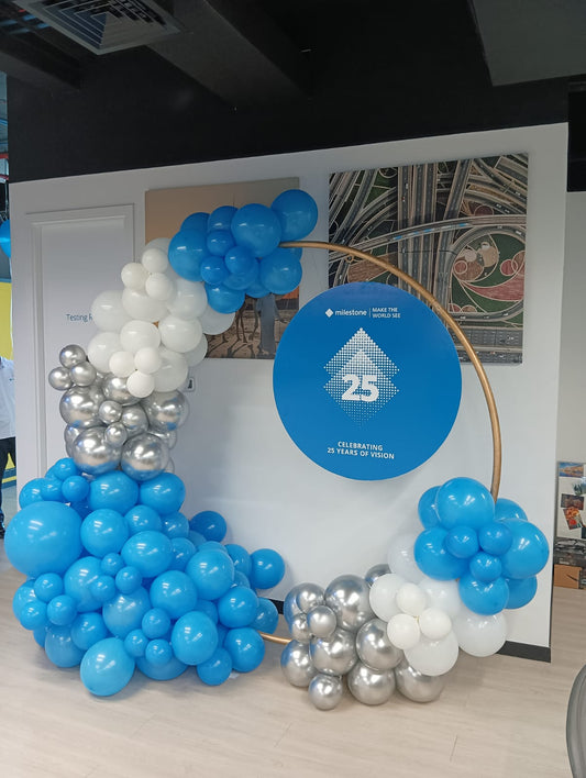 25th Office Anniversary Theme Decor