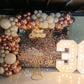 38th Birthday Shimmering Decor
