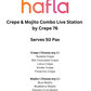 Live Crepe & Mojito Combo Station by Crepe 76