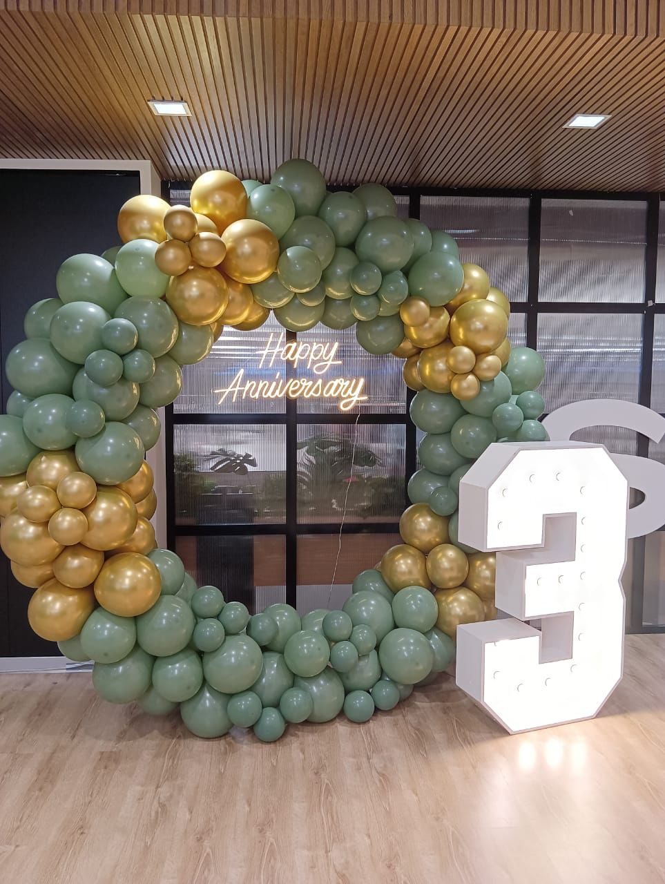 3rd Anniversary Decor
