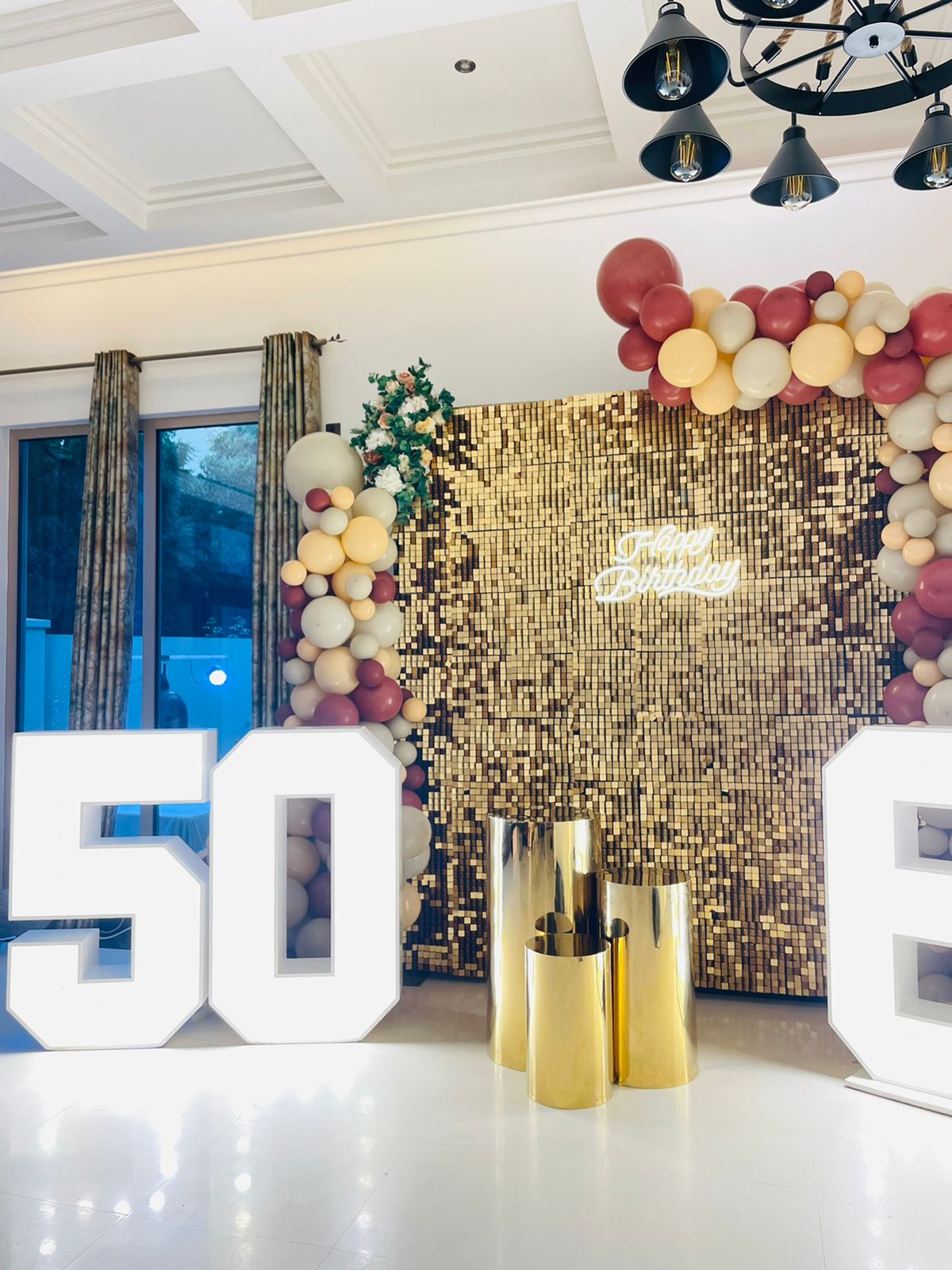 50-60 Birthday Decor