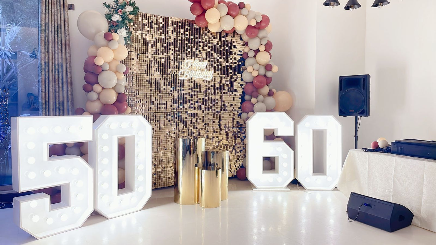 50-60 Birthday Decor