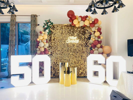 50-60 Birthday Decor