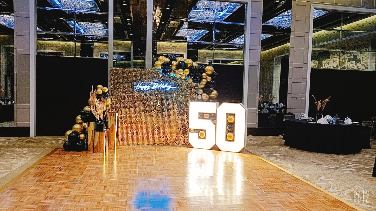 50th Birthday Celebration Decor