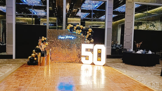 50th Birthday Celebration Decor