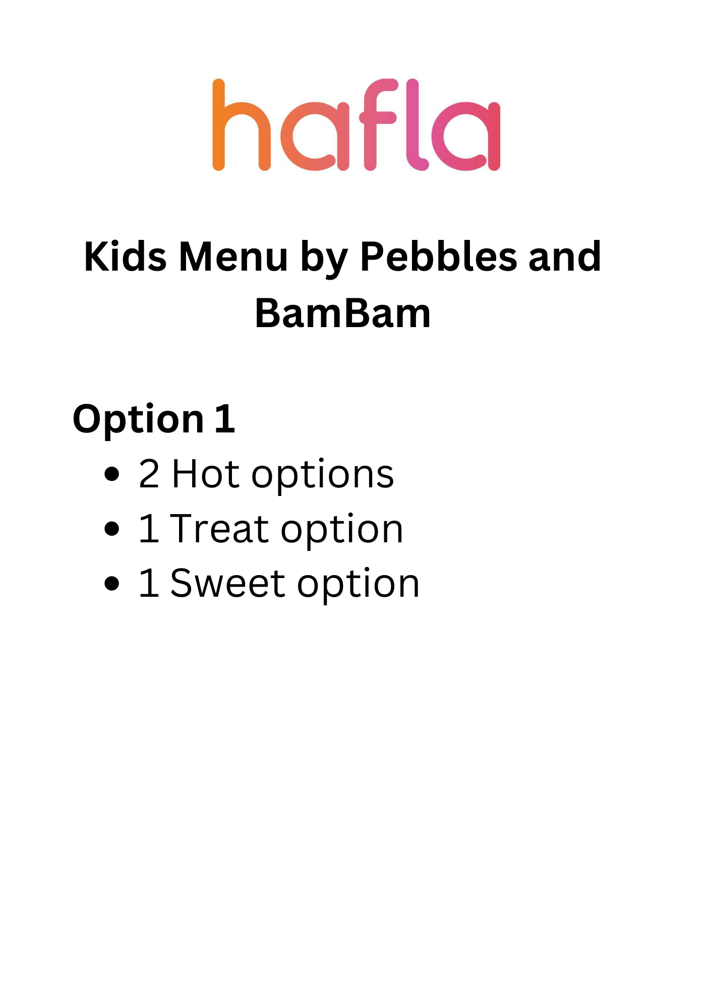 Kids Meal Boxes by Pebbles and BamBam