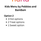 Kids Meal Boxes by Pebbles and BamBam