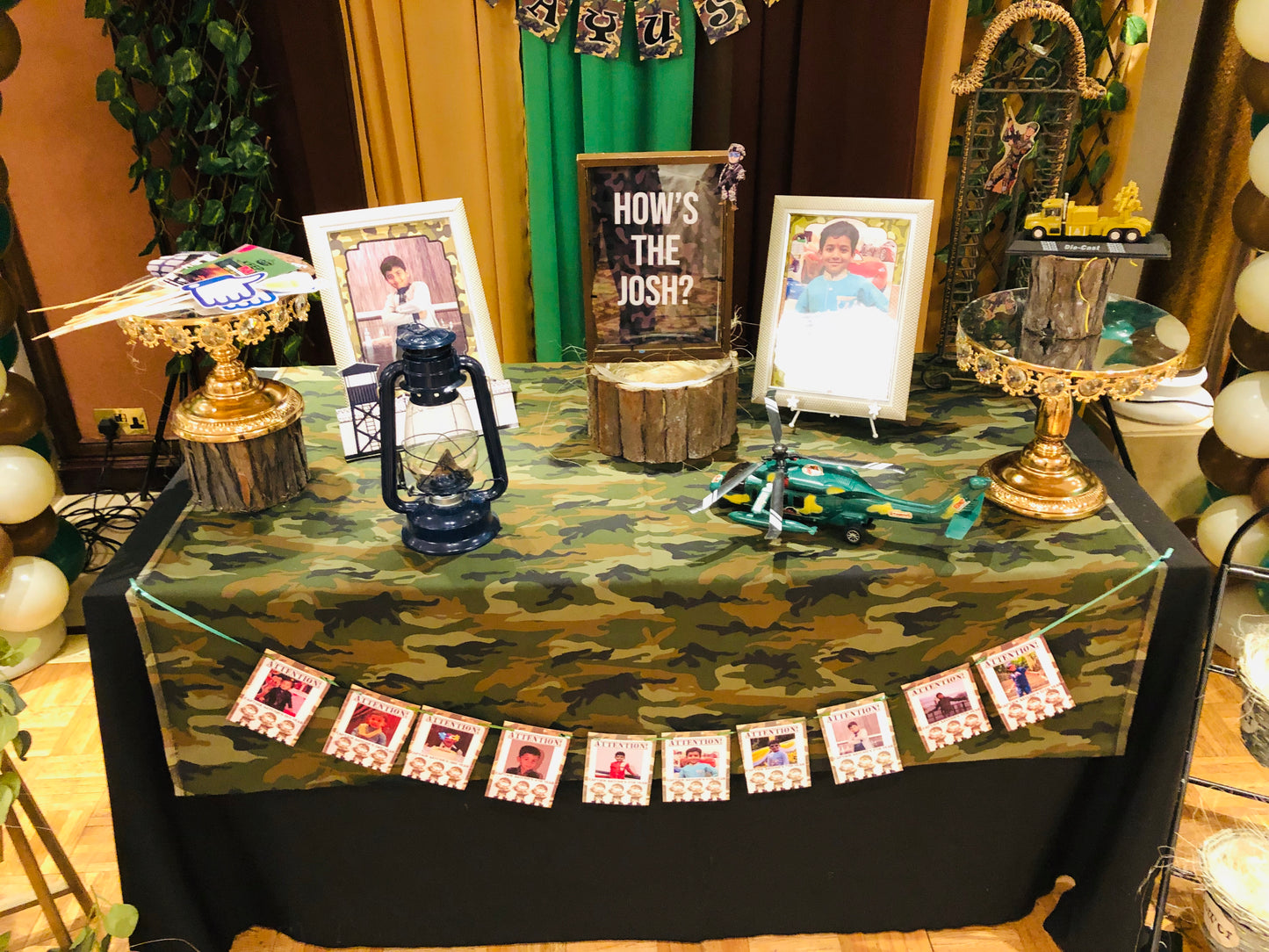 Army Theme Decoration