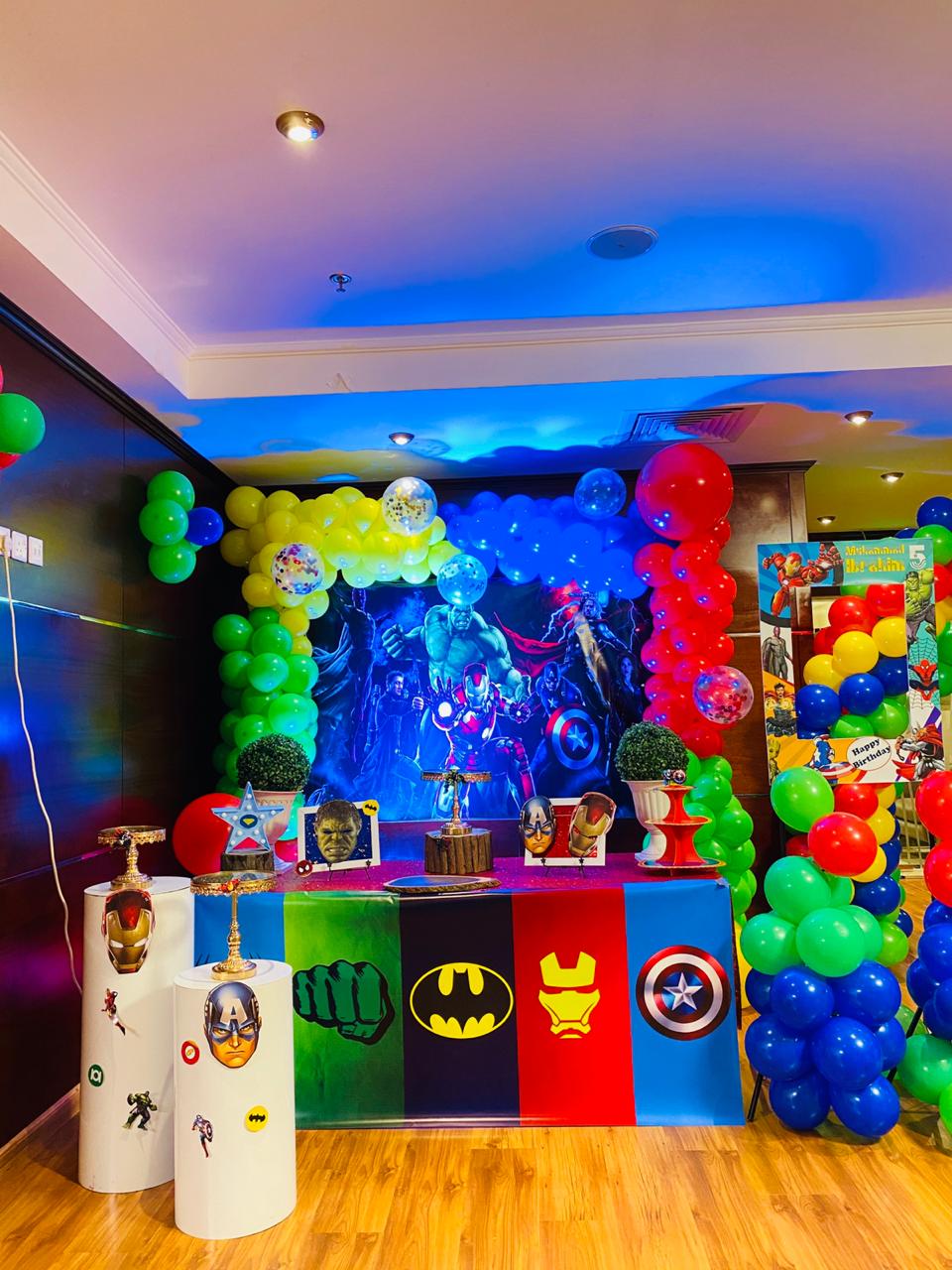 Avengers Theme Birthday Decor 2