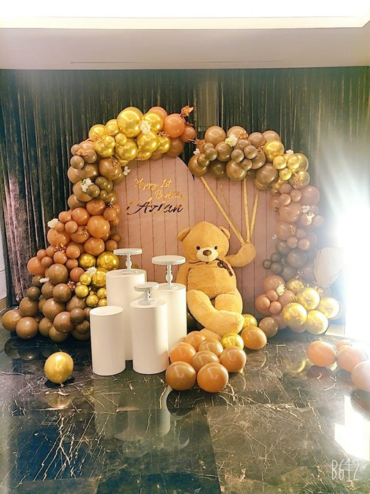 Azlan Teddy Birthday Decor