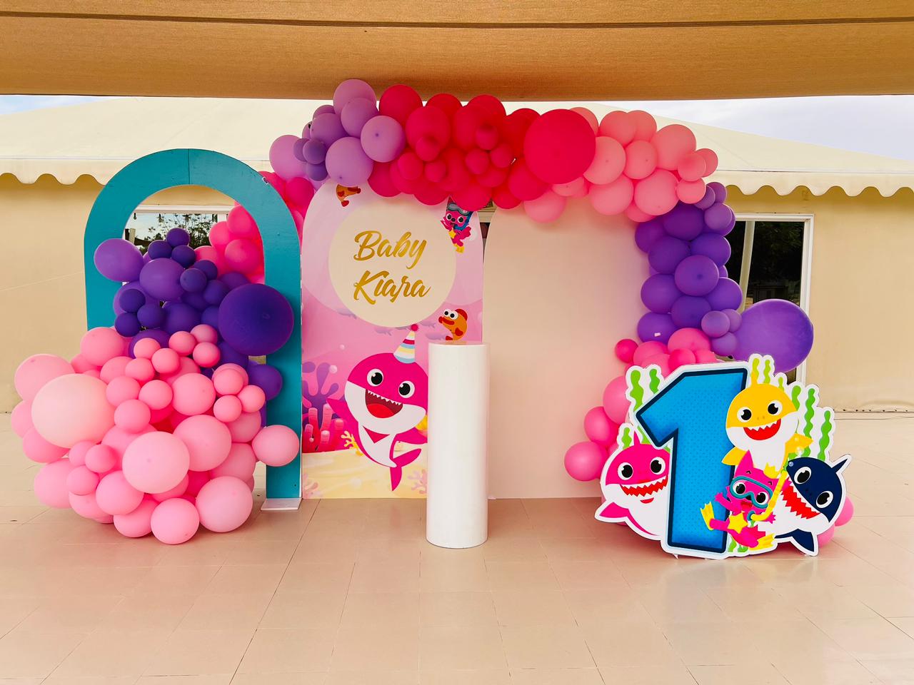 Baby Shark Theme Birthday Decor