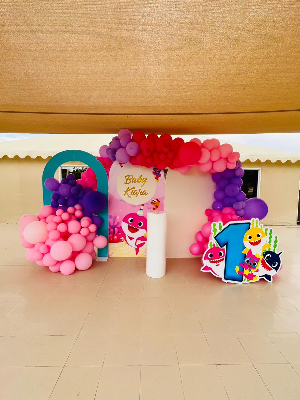Baby Shark Theme Birthday Decor