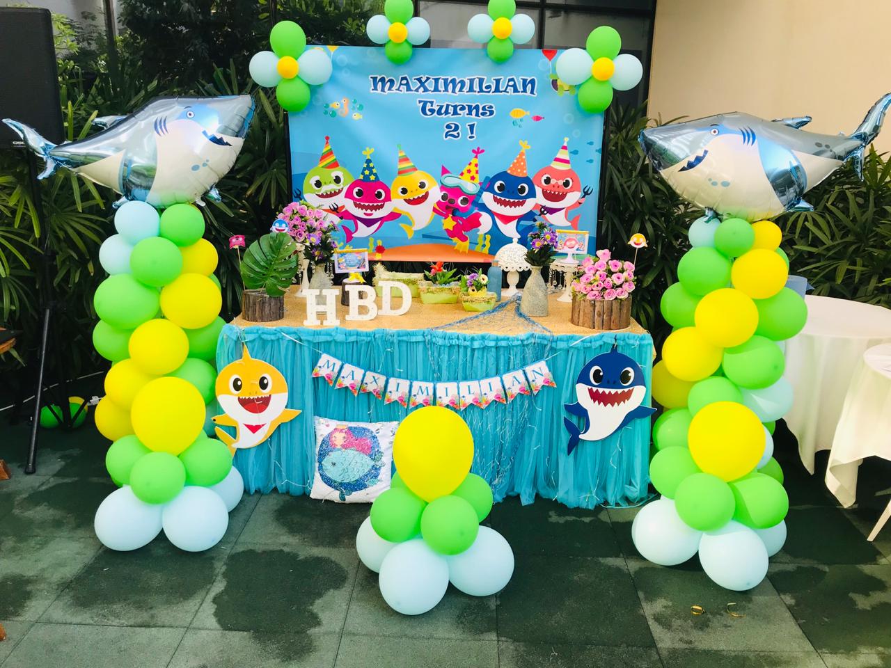 Baby Shark Theme Decor