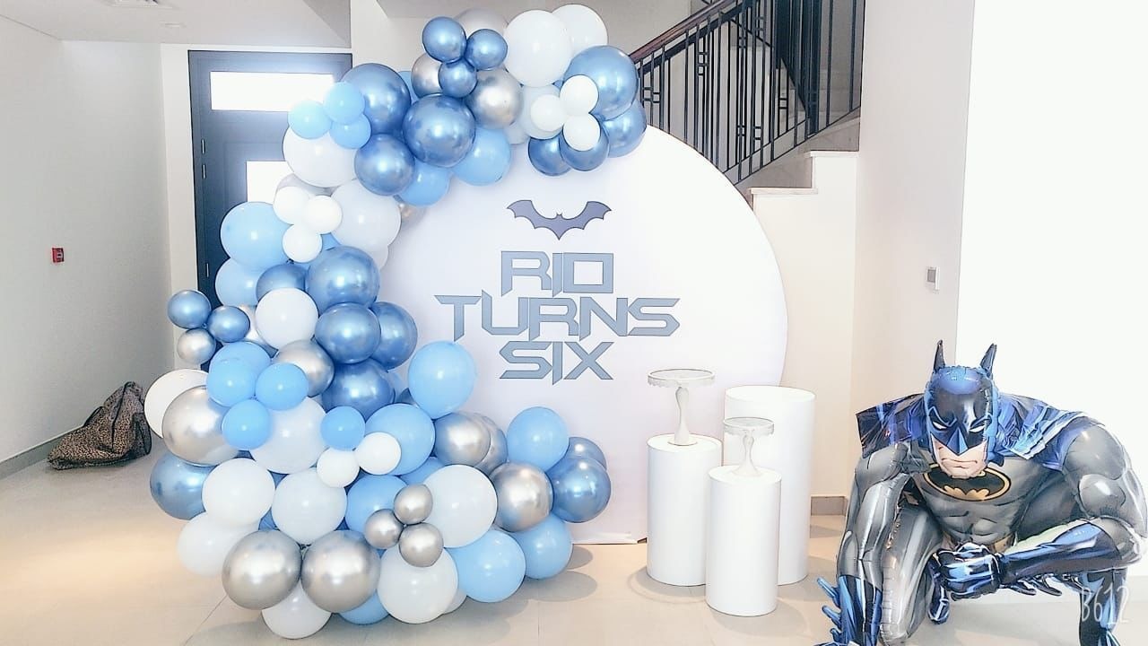 Batman Theme Rio Birthday Decor