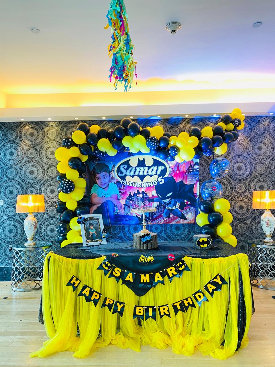 Batman Theme Decoration