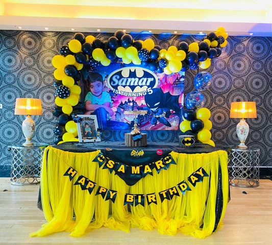 Batman Theme Decoration