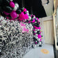 Black-Pink Shimmering Wall Decor