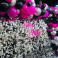 Black-Pink Shimmering Wall Decor