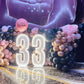 C Shape Balloon Garland Decor