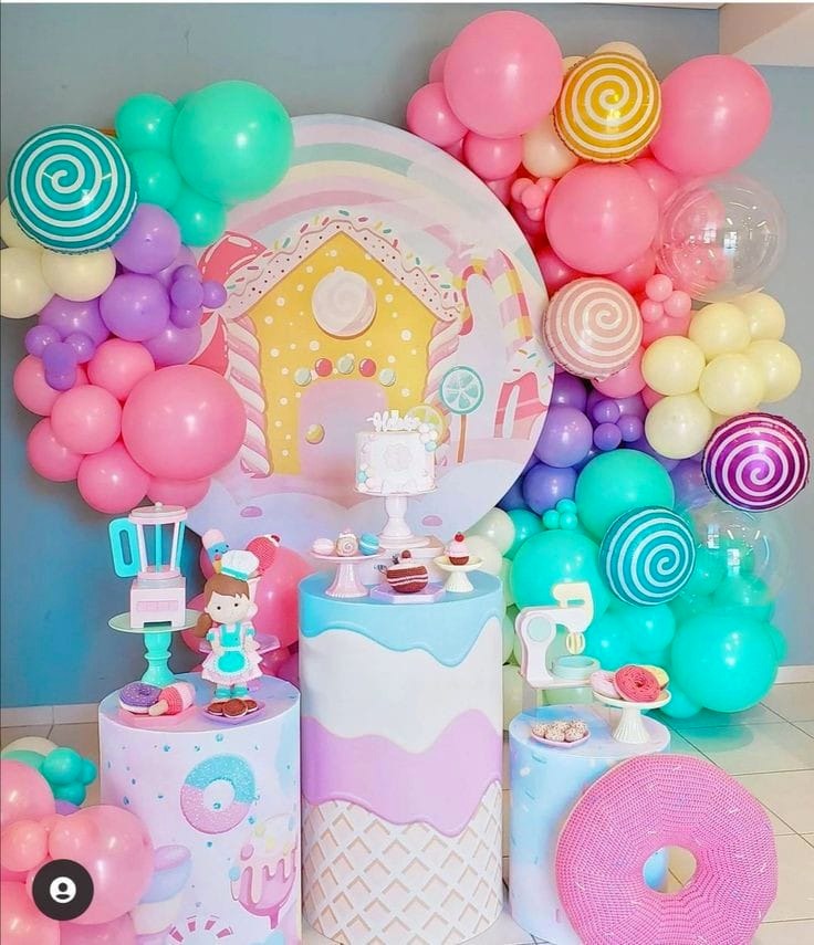 Candy Theme Birthday Decor