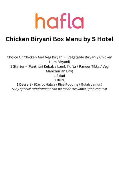 Biryani Box by S Hotel