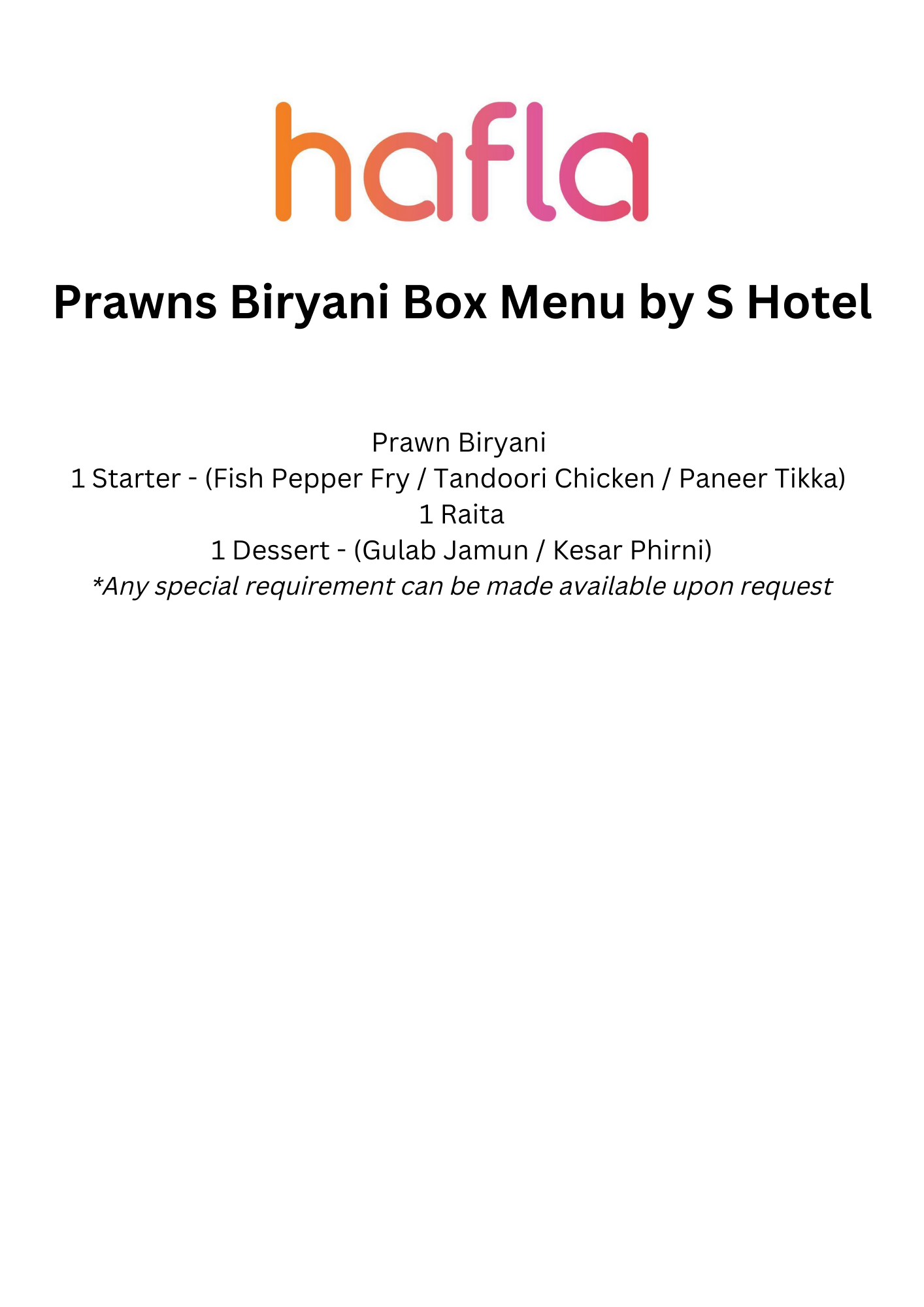 Biryani Box by S Hotel