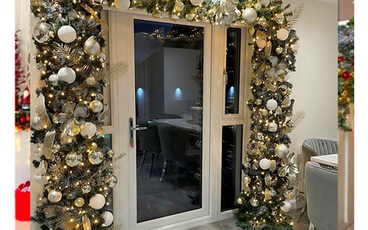 Christmas Entrance Garland 1
