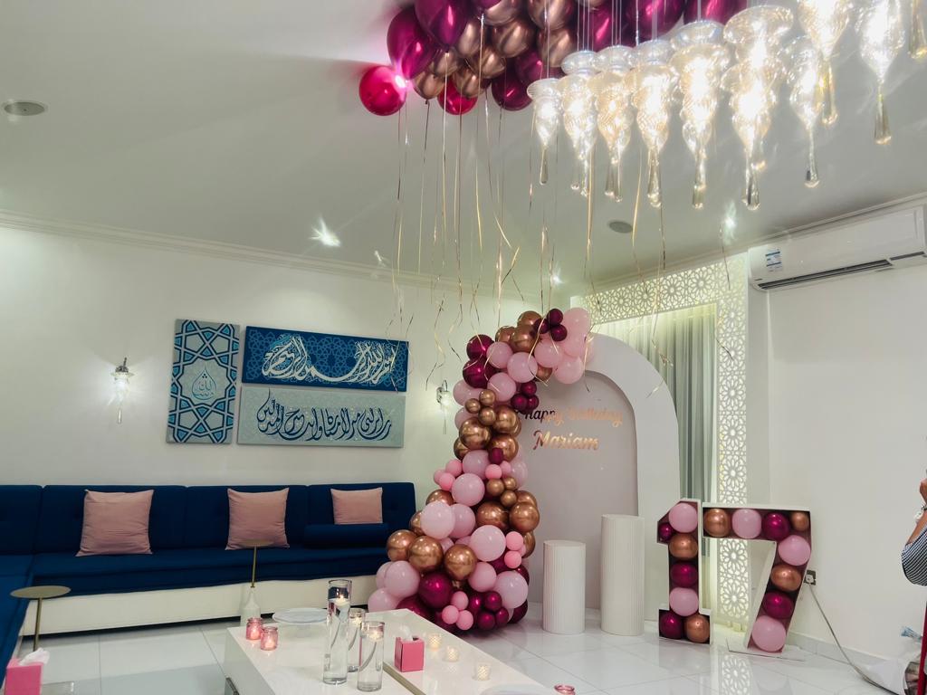 Chrome Birthday Decor